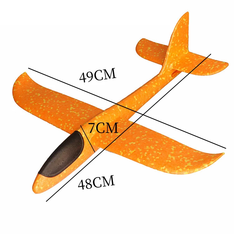 New 2019 DIY Kids Toys Hand Throw Flying Planes Foam Airplane Glider Toy Plane 