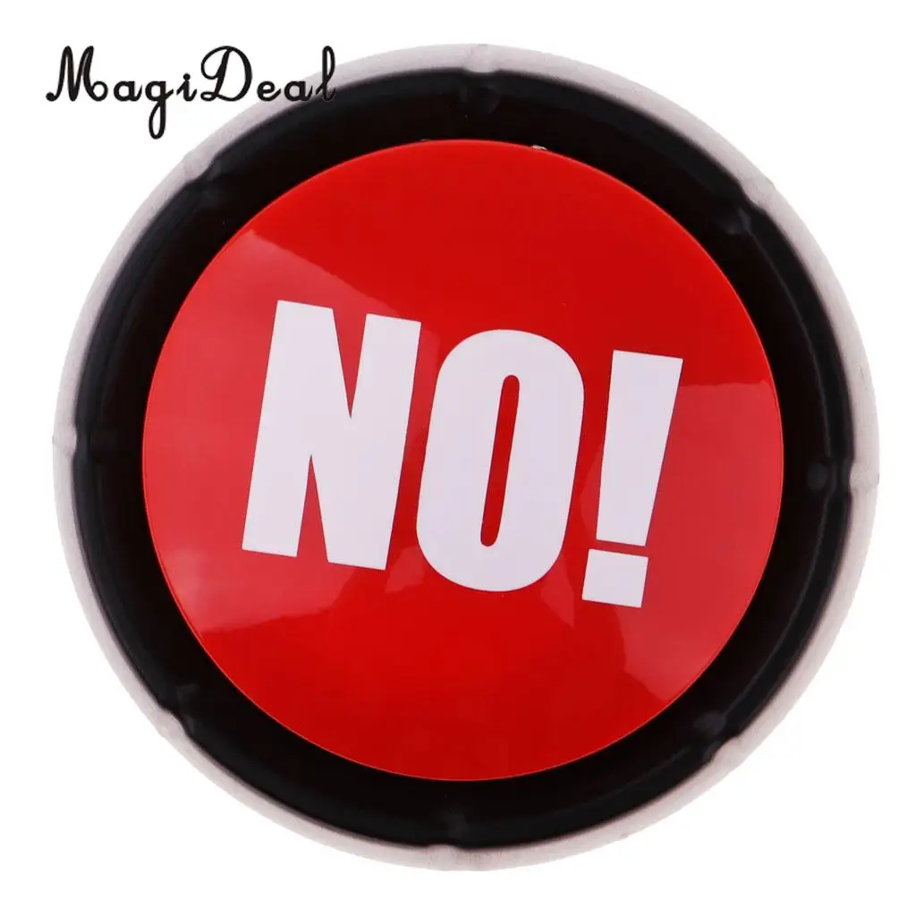 Learning Resources Dome Shaped Sound Buttons Party Game Show Answer Buzzers ''NO'' & ''YES''