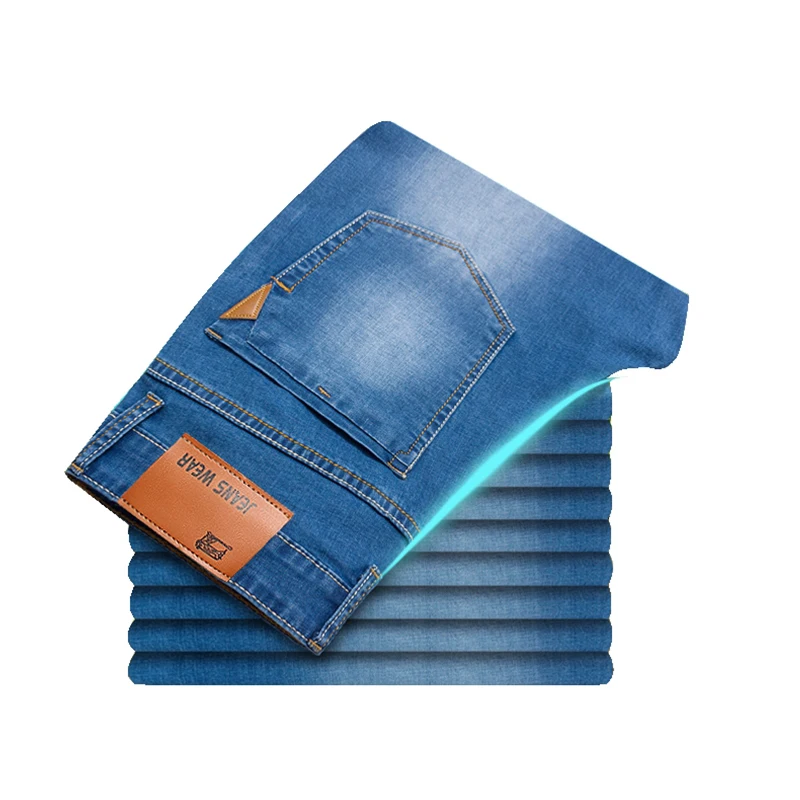 Casual Stretch Slim Denim Jeans Light 