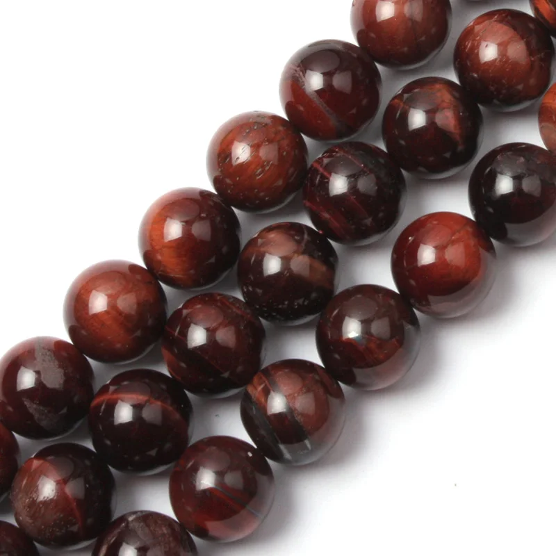 

natural red tiger eye beads natural stone beads DIY loose beads for jewelry making strand 15 inches 38-40 cm) wholesale