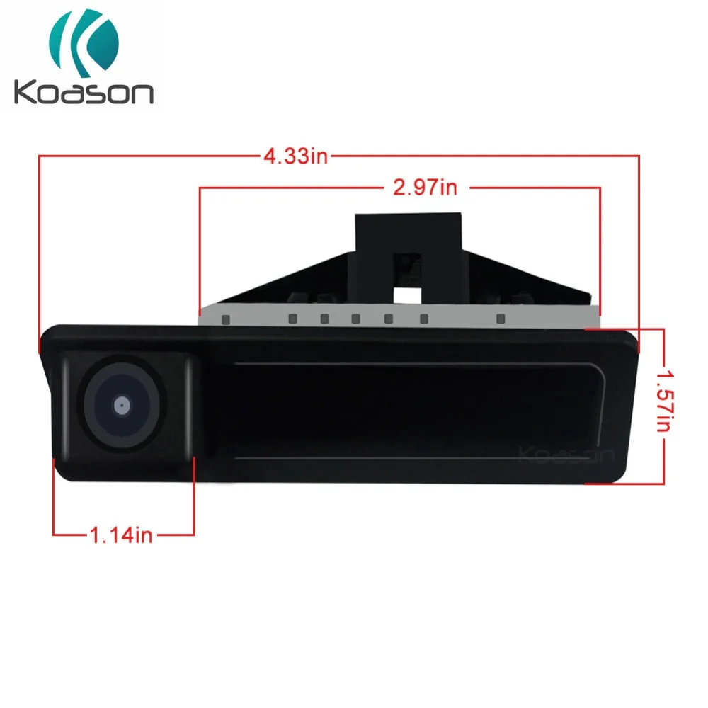 

Koason Handpull Trunk open up Car Rear View Camera Reverse camera for E60 E90 E70 E71 2005-2010