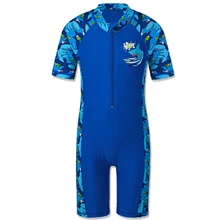 2017 Shark Character Boys Swimsuit One Piece Swimwear (UPF50+) Children Bathing Swimming Suit Boy Sport Beachwear for 3-10Y Kids