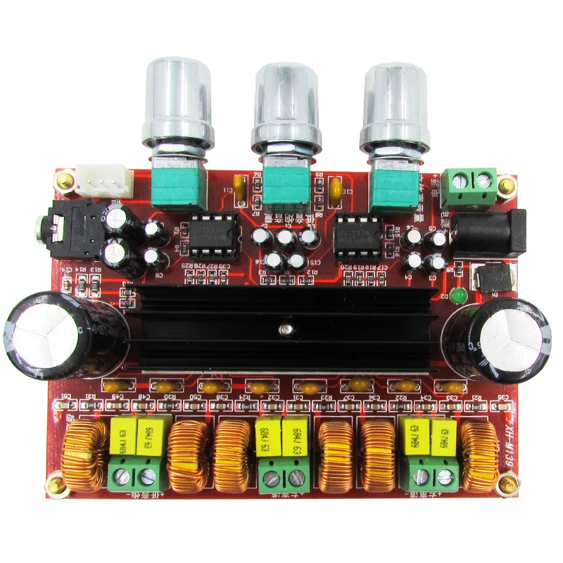 Aokin XH M139 2 1 канальная плата цифрового усилителя звука TPA3116D2 усилитель динамика для