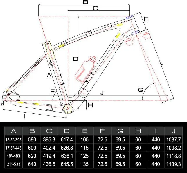 Discount professional factory bicycle parts 29er mtb carbon frame chinese 29er mtb frame mtb carbon frame for sale FM056 4