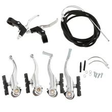 Paire de freins v-brake avant/arrière pour vtt, pour deux roues et 1 paire de leviers de frein