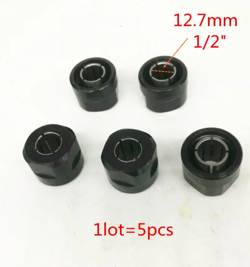 5 шт. Коллет 1/2 дюйма 12 7 мм для Makita 763622 4 763628 2 RP1801 3612T 3612CXY 3612CX RP1801F RP2301FC RP2301 RP1800
