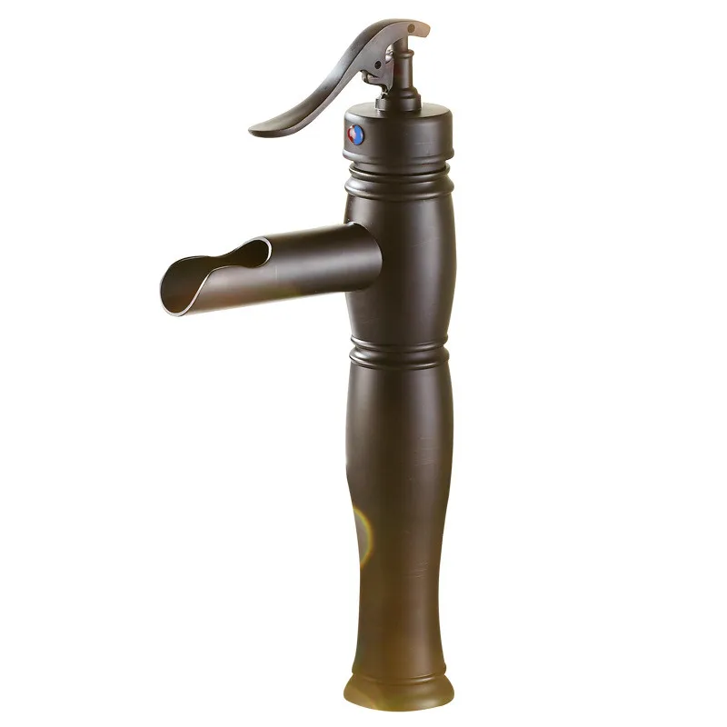 New high quality waterfall water black bronze heightening faucet | Обустройство дома