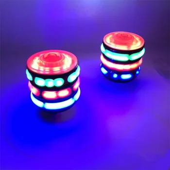 

Toupie Beyblade Burst 2019 Gyroscope Flash Gyro Colorful LED Light Imitation Wood Spinning Top Laser Music Gyroscope Kids Toy