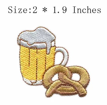 

Cup and chain 2.0"wide embroidery for cheer up/bottom up/happy hour