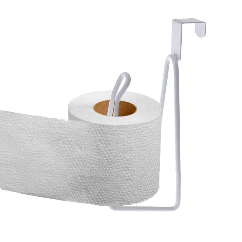 Door Back Roll Raper Holder Toilet Tissue Holdidng Rack Storage Hanger For Bathroom Kitchen Door Back Roll Raper Holder Toilet Tissue Holdidng Rack Storage Hanger For Bathroom Kitchen