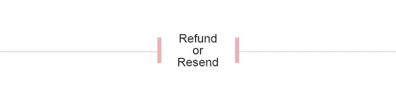 refund or resend