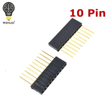 

Special Female Header Connector PC104 Long Female Header Connector 2.54 Spacing 1*10/10P Pin 11MM 50pcs/lot