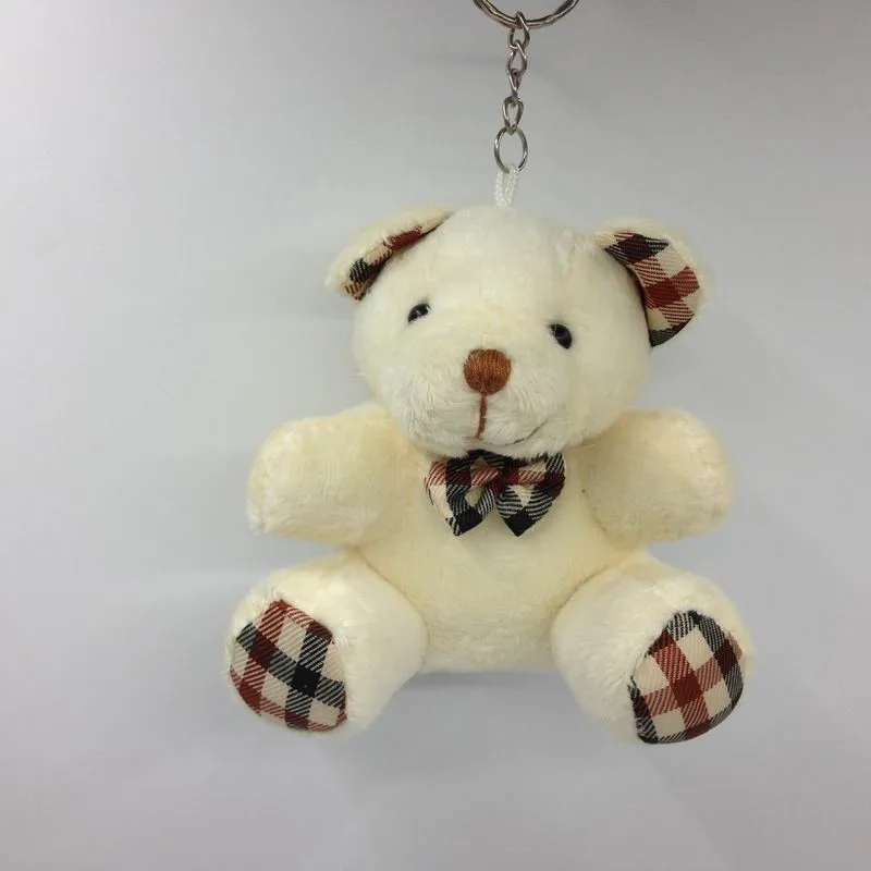 Grid+scarf teddy bear 11