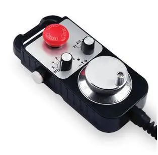 

CNC Pulse Generator 6 Axis MPG Pendant Handwheel & Emergency Stop, manual pulse generator for Siemens, MITSUBISHI, FANUC. etc.5V