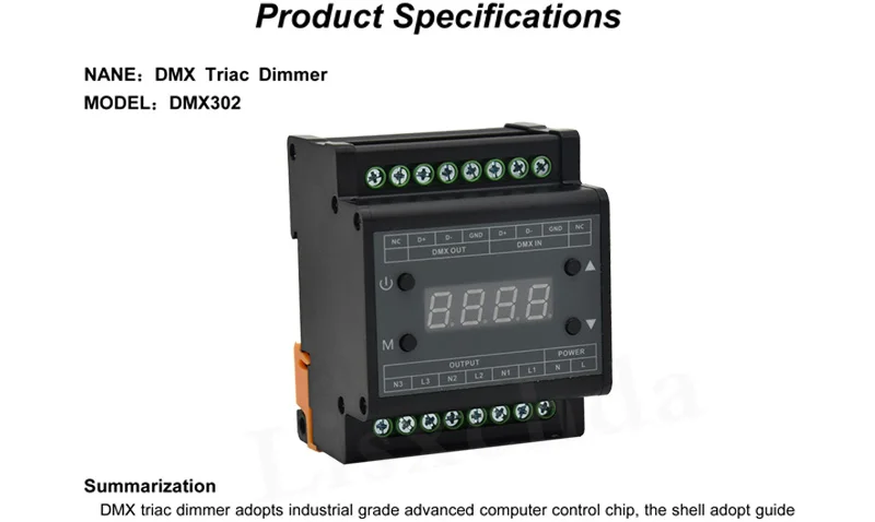 DMX302 DMX triac-001