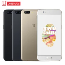 Original OnePlus 5 Cell Phone 5.5″ Screen 6/8GB RAM 64/128GB ROM Snapdragon 835 Octa Core Dual Cameras 16MP+20MP NFC Smartphone
