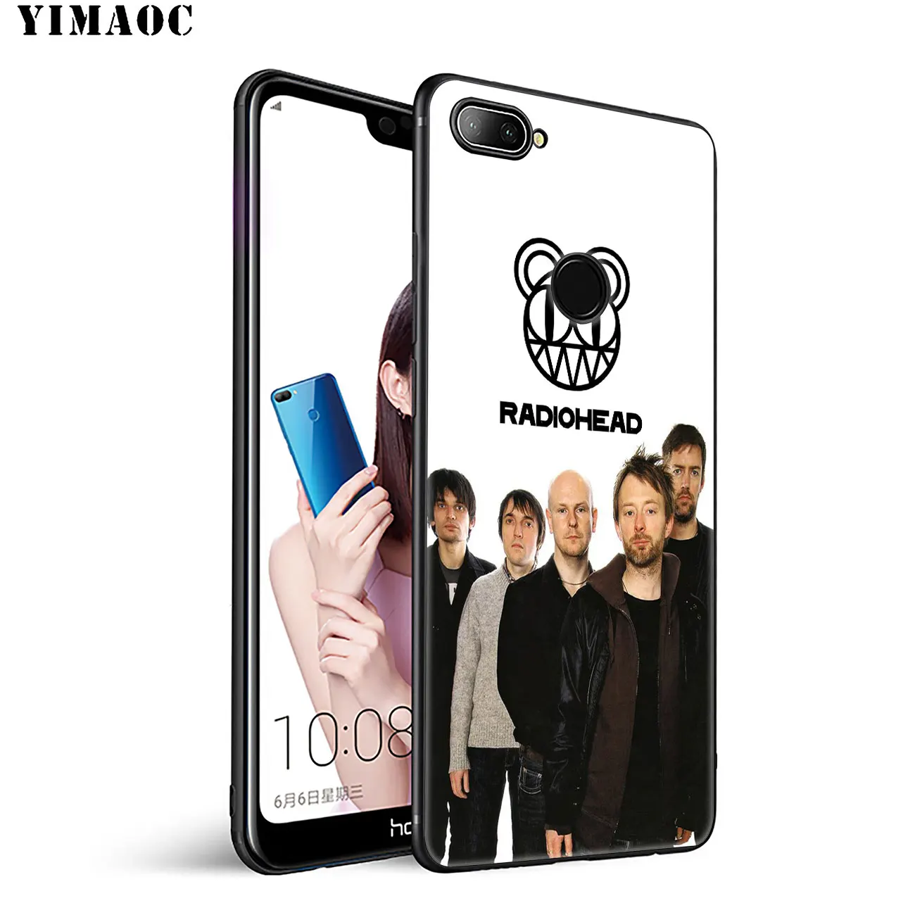 Мягкий силиконовый чехол YIMAOC с радиоголовой для телефона Huawei Honor 20 Pro 8C 8X 8 9 9X 10 Lite 7X