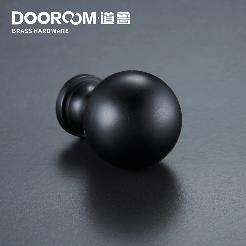 Dooroom твердая латунная фурнитура ручки Круглый Китайский Американский пасторальный шкаф комод шкаф выдвижной ящик шкафа ручки - Цвет: QBCF