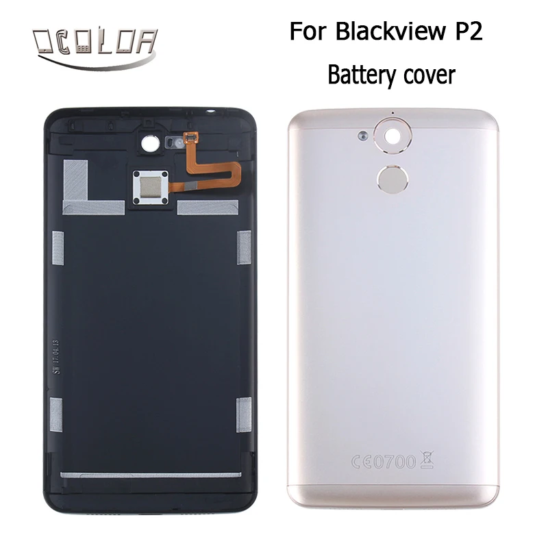 

ocolor Cellphone Battery Case For Blackview P2 P2 lite Protective BackCover Case With Fingerprint recognition For Blackview P2