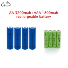 20 pcs AA 3200mAh Ni-MH Rechargeable Batteries + 20 pcs AAA 1800mAh Rechargeable Batteries