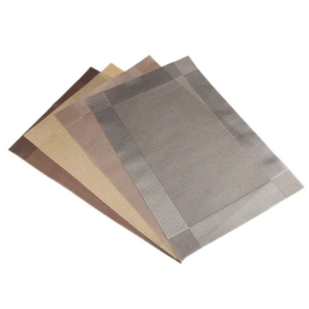 Bowl PVC Pad Western Coaster Diagonal Table Mats Slip-resistant Placemat