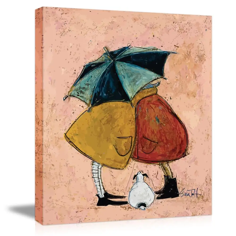 

Abstract Happy Family Wall Art Oil Canvas Painting Home Decoration For Bedroom Living Room Landscape Painting Calligraphy