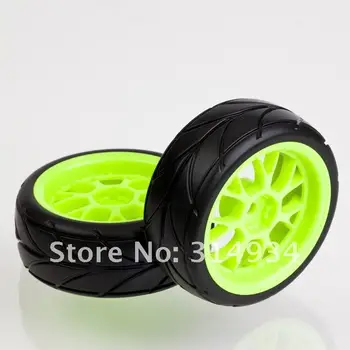 

30sets pairs Green Plastic inside tyre tires wheel for RC 1/10 on-road car hsp