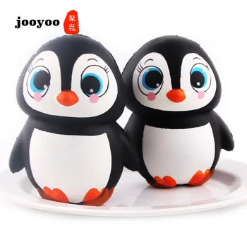 

Cute Penguins Squishy Slow Rising Cream Scented Decompression Toys Stress Reliever Play with you Squeeze Hand Toy Nice Gift
