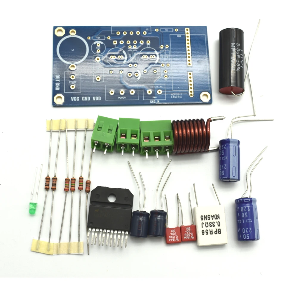 LM3886TF 60WMono усилитель мощности плата параллельная Классическая схема последняя