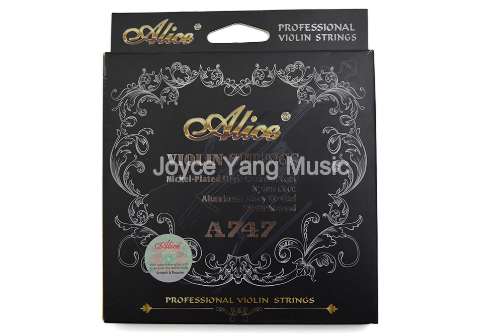 Alice A747 Professional Violin Strings Nickel Plated High Carbon Steel Nylon Core Silver&Aluminum Alloy Wound 1st 4th Strings|Violin Parts & Accessories| - AliExpress