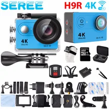 Новое Прибытие! 2017 Seree Ultra HD 4 К Действий Камеры 30 м Водонепроницаемый 2.0 “Экран 1080 P Спорт Камеры Go extreme Pro SJCAM Камеры