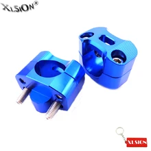 XLSION Aftermarket 28 мм синий 1 1/" Руль с широкими ручками зажим Riser конус для ATV Quad Pit Pro велосипед MX Dirt мотокросса