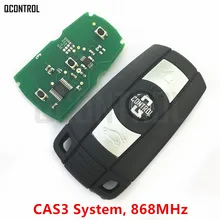 QCONTROL Car Remote Smart Key 868MHz for BMW 1 3 5 7 Series CAS3 X5 X6