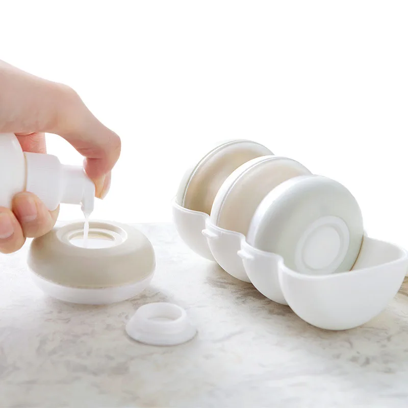 

1Set Creative Portable Classification Storage Box Travel Emulsion Points Bottling Small Shampoo Cosmetic Smetic Seal Bottles