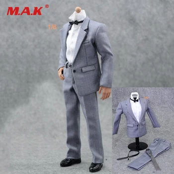 

1/6 Scale Gray Male Suit Set Clothes for 12 inches Action Figure