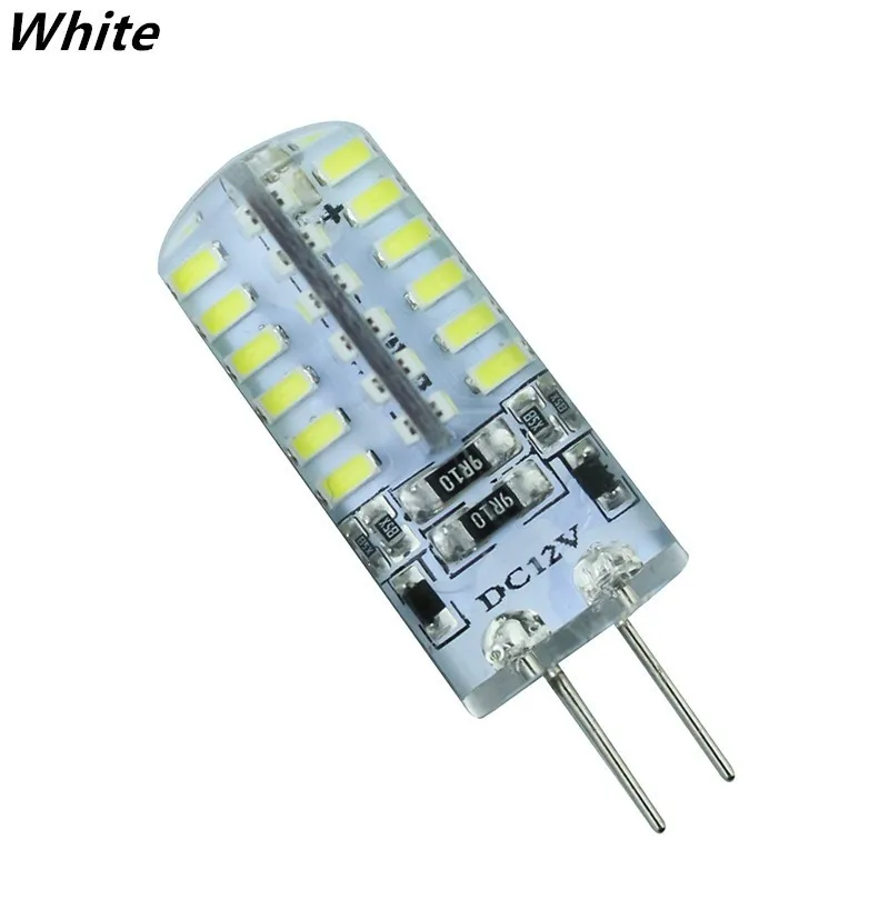 LEEDSUN SMD3014 G4 5 Вт светодиодный Кристалл свет лампы DC12V кукурузы лампочка 48 Светодиодный силиконовый корпус светодиодный лампы, люстры 10 шт./лот