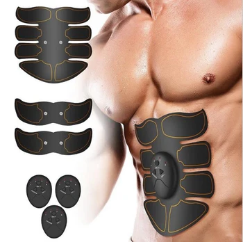 

Body Slimming Massager Shaper EMS Abdominal Muscle Trainer Smart ABS Stimulator Sculpting Massager Pad Fitness Gym Arm Stickers