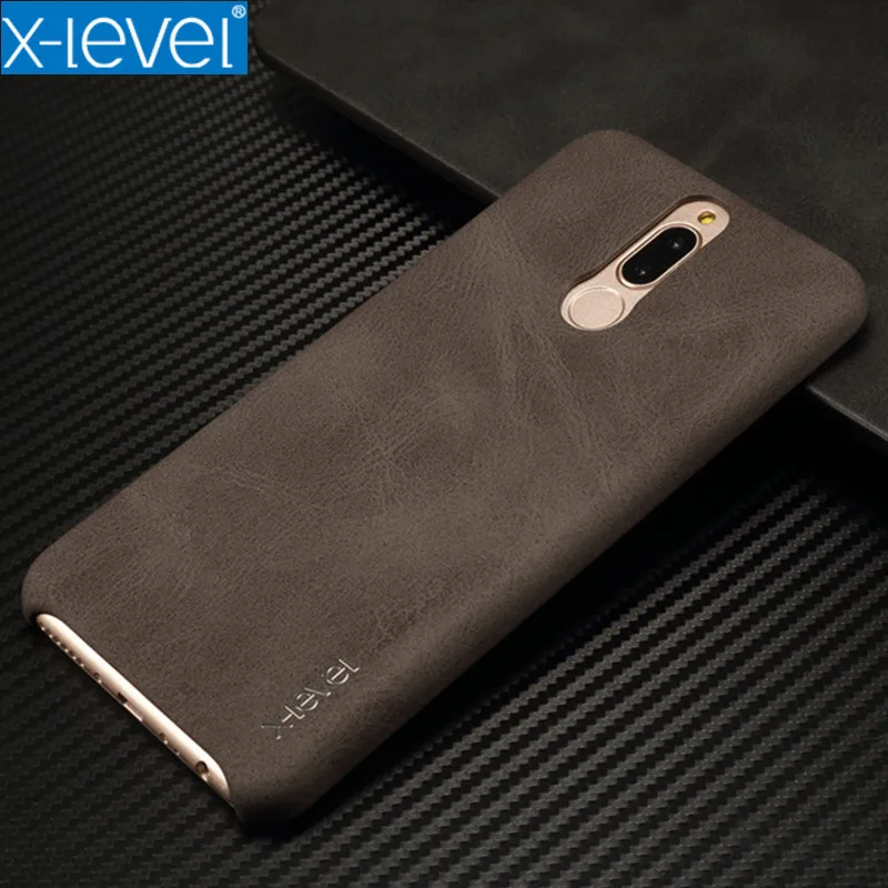 Mate 10 lite Case X-Level Vintage PU Leather Phone Cases For Huawei Nova 2i G10 Ultra Thin Flip Protective Cover Honor 9i | Мобильные