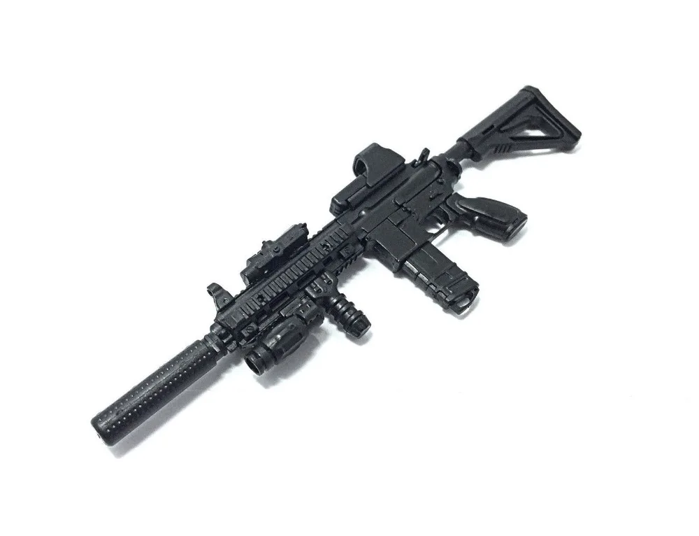 1/6 1:6 for GI Joe 12" Action Figure HK416 Gun Model Weapon Assult Rifle Toy