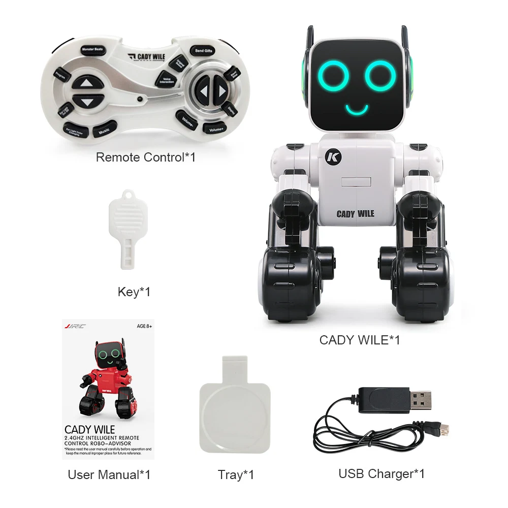 JJR/C JJRC R4 CADY WILE 2,4G интеллектуальный пульт дистанционного управления RC робот-советник RC игрушки монета банк умный робот подарок для детей