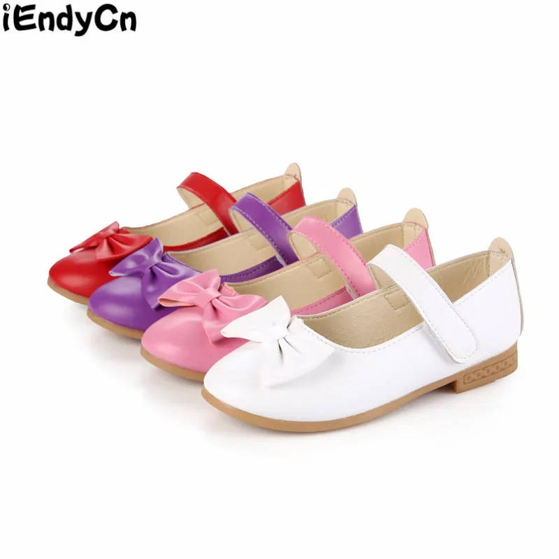 

2018 New Girl Shoes Princess Shoes Spring And Autumn Korea Version Bow Children's Single Shoes TX001AC LXM369