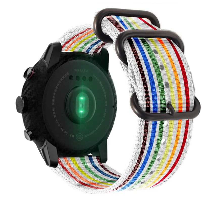 Eastar нейлоновый тканый ремешок для часов цветной сменный с пряжкой Amazfit Bip Xiaomi Huami