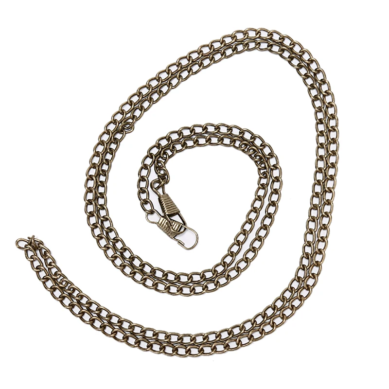 1PC New DIY Length 120cm Purse Metal Replacement Chain Handbags Bags Handle PU Strap Chain bag strap bag handle bag hardware Hot 1PC New DIY Length 120cm Purse Metal Replacement Chain Handbags Bags Handle PU Strap Chain bag strap bag handle bag hardware Hot