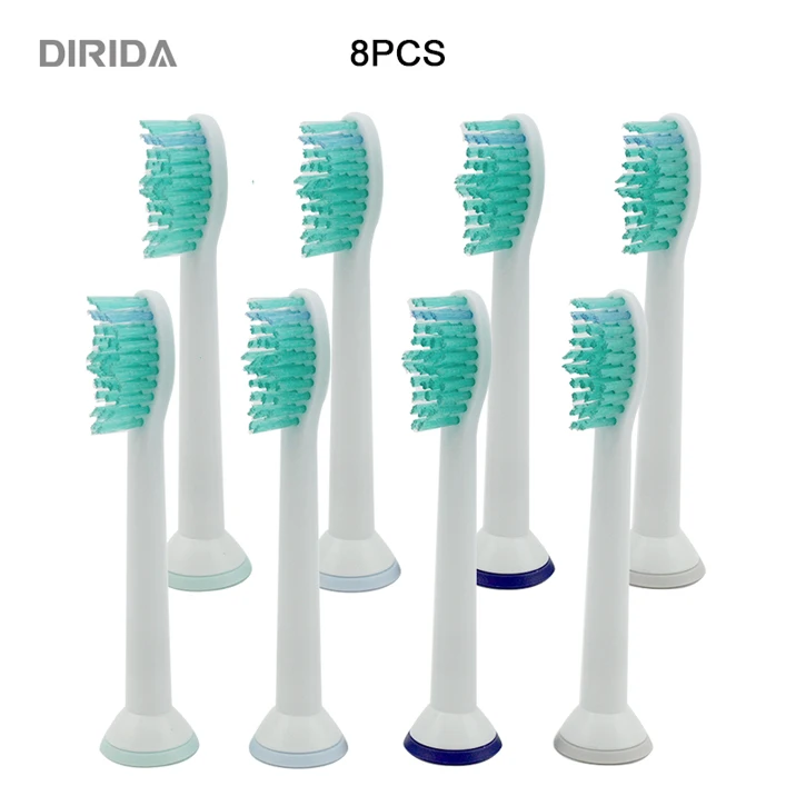 Фирменная Новинка Съемные насадки для зубной щетки Philips Sonicare ProResults HX6013 HX6014 HX6530 HX6930 HX3110 HX6721 HX6512 Горячая 8 шт - Цвет: 8pcs toothbrush head