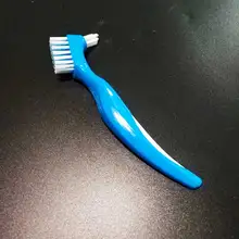 48 шт. зубная щетка y-образной формы с обычной щетиной или жесткие щетинки для ложных зубов, Двойные головки щеток, полная очистка