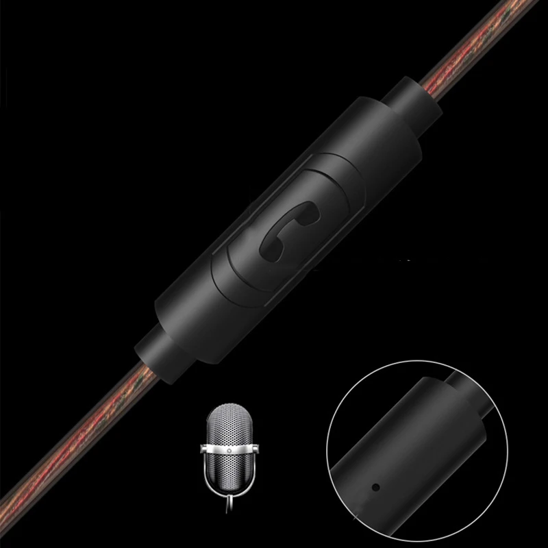 With Microphone Earphone Noise Isolating Stereo Sport In Ear Earbud Earphone HIFI Mobile Phone For Xiaomi phone MP3 Mp4 YS 414