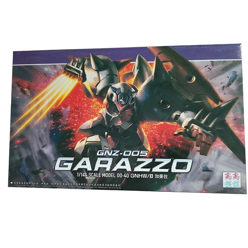Аниме Gaogao Double Zero HG 1/144 хобби #40 Garazzo Gundam GNZ 005 модель Горячая Детская игрушка фигурка