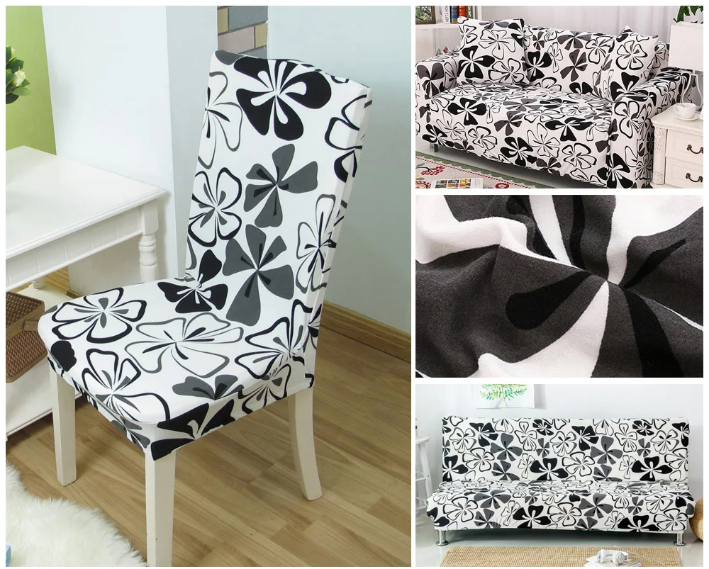 Kitchen Chair Covers Stretch Furniture Covers Towel Chair house de chaise Stool Chair slipcover chair cover Spandex 1246 pcs (4)