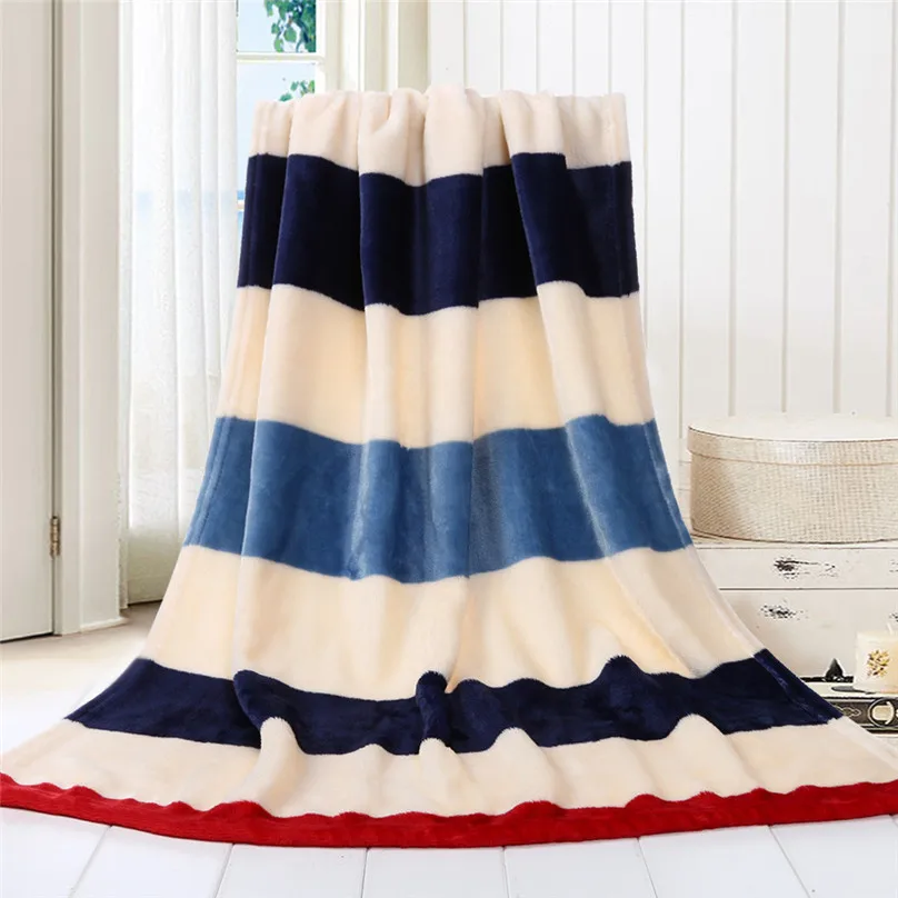 

Super Soft Warm Solid Blankets Warm Micro Plush Fleece Blanket Throw Rug Sofa Bedding Blanket &4j21