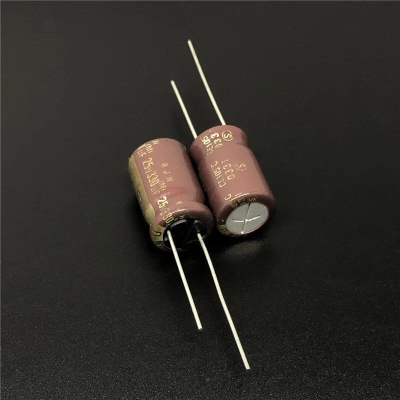 20 шт/100 шт ELNA коричневый халат Золотой RJH серия 330 мкФ 25В 25V330UF электролитический